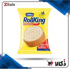 کیک رولی وانیل