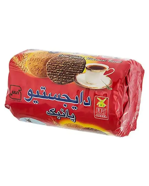 آناتا بیسکویت سبوسدار کاکائویی