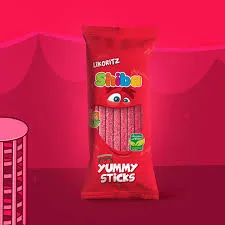 شیبا پاستیل مغزدار لیکوریتز توت فرنگی